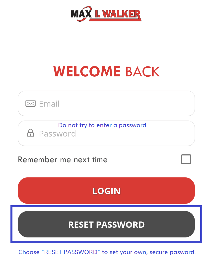 mobile app reset password 1